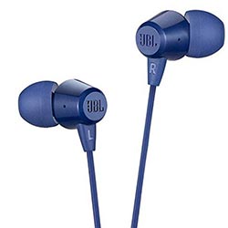 "JBL C50HI Dynamic, Ultra-Lightweight In-Ear Headphones with Mic"