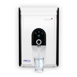 "White Livpure Zinger Copper 6.5 L Water Purifier 70% Water Recovery"