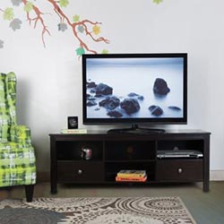 "Montoya Solid Wood TV Unit ( Color Cappuccino )"