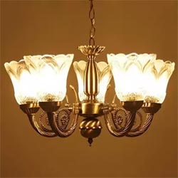 "Jai Baba Light Jbl8827 Flourescent, CFL, LED, Incandescent Chandelier Ceiling Lamp"