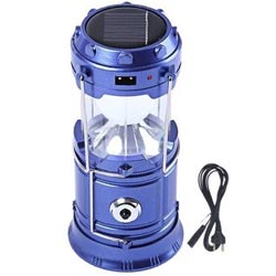 "Alpha 2 Modes Solar Power Rechargable Emergency Light Lamp"