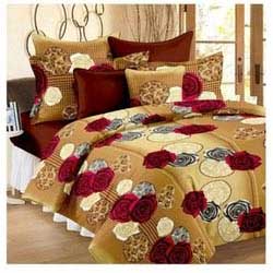 "Weave Well Colorful Printed Polycotton Double Bed Sheet with Pillow Covers"