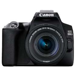 "Canon Digital SLR Single Kit EOS 200D II, 18-55 - Black"