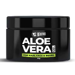 "Beardo Aloe Vera  Solid Gel For Hair, Face & Beard"