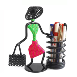 "Flipkart SmartBuy 1 Compartments iron Modern Lady Shopping Pen Stand "