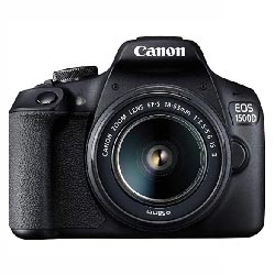 "Canon EOS 1500D Digital SLR Camera (Black) Display Size 3 inches"
