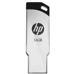 "HP USB 2.0 Flash Drive v236w, Capless Design"