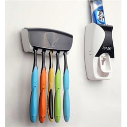 "Wall Mounted Shopper52 Dust-proof Toothpaste Dispenser with Squeezer Kit"