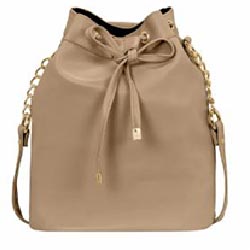 " Stylish Casual Wear Beige Leatherette Regular Sling Bag"