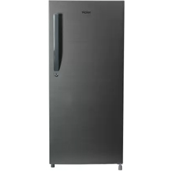 "Haier Direct Cool Single Door 5 Star Refrigerator 195L (Brushline Silver, 2019)"